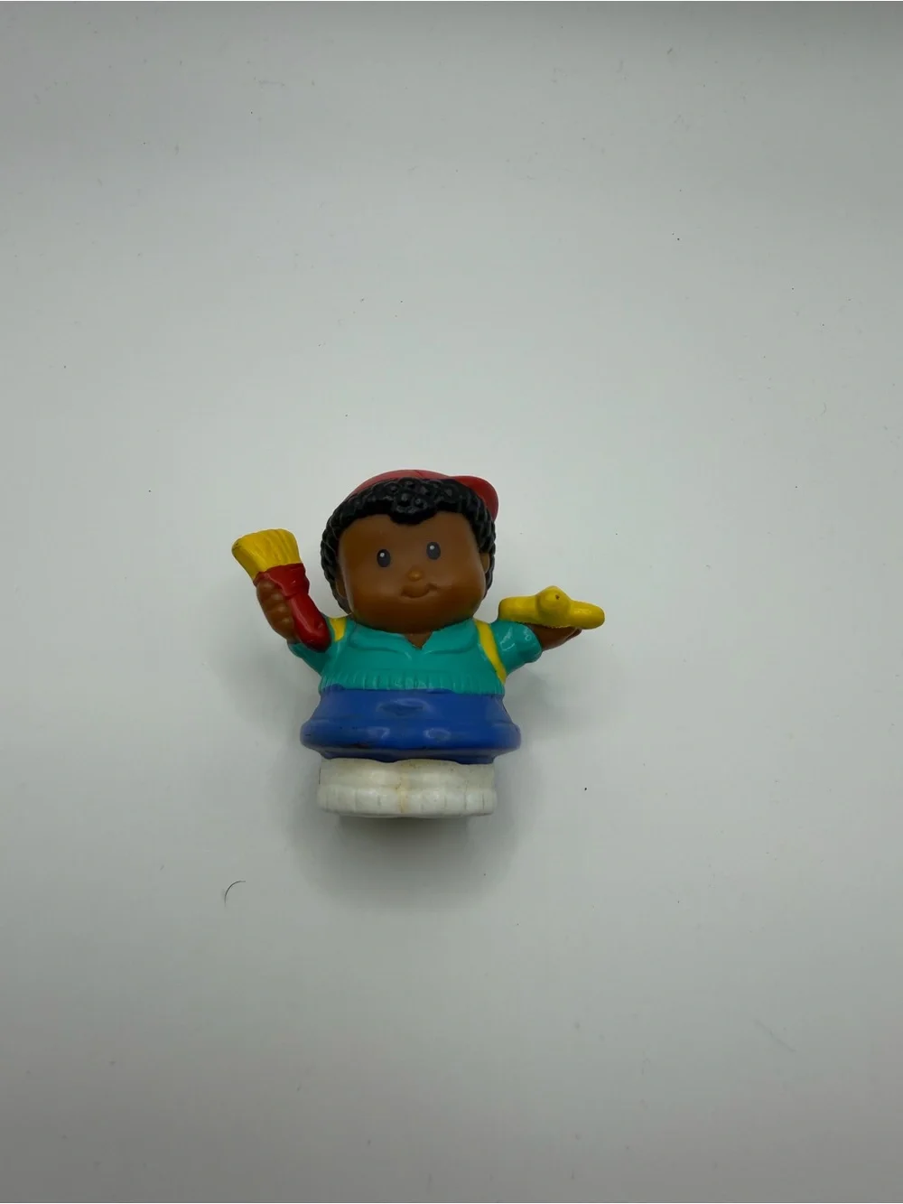 Lot of Fisher Price Little People 6 Figures and 2 Vehicles Delivery Car Tractor